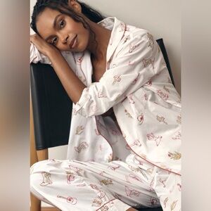 Anthropologie x Printfresh Western Embroidered Pajamas Sold Out Size 3X NWOT